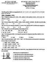 Đề khảo sát chất lượng giữa kì I năm học 2015 -2016 môn Hóa học 11